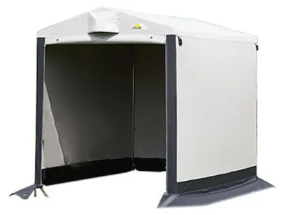 Produktbild von DWT Gerätezelt Store 170 x 205 cm (BxT) PVC - Beistellzelt freistehend  - outdoor  - Lagerzelt  - Fahrradgarage  - wasserdicht  - Vorratszelt  - Küchenzelt - Winterfest