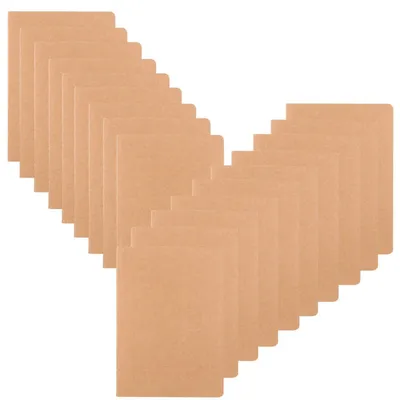 Immagine prodotto di Quaderno A6, 20 pezzi, copertina in cartoncino kraft, 30 fogli, carta crema da 80 g/m², formato 9x14 cm