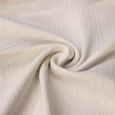 Produktbild von 50x130cm Musselin Stoff uni   Meterware Mulltuch Baumwolle