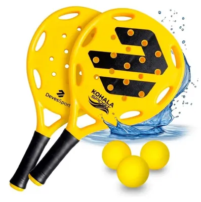 Produktbild von Devessport Strandtennis-set Gelb Kinder Gelb One Size
