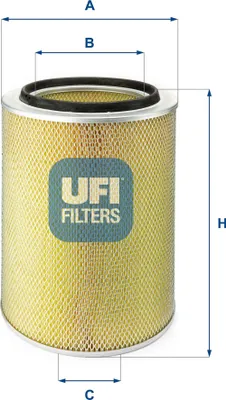 Produktbild von Luftfilter UFI 27.092.00 für SCANIA 2 - series Filtereinsatz