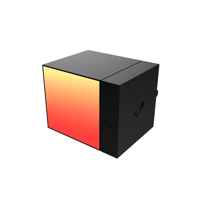 Zdjęcie produktu dla Yeelight Cube, Inteligentna lampa stołowa, Wi-Fi/Bluetooth, Czarny, 802.11b, 802.11g, Wi-Fi 4 (802.11n), Wielo, 2,4 GHz