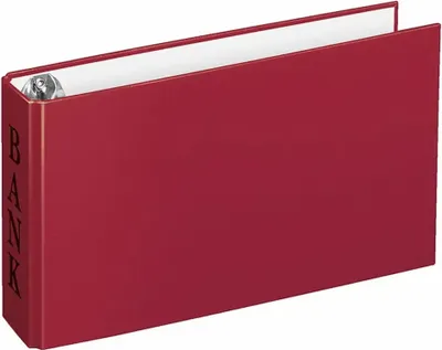 Obrázek produktu pro Veloflex VELOCOLOR Bankringbuch 2-Ringe rot 4.5 cm DIN A6 quer