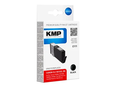 Image de KMP C111 Cartouche d'encre noire compatible avec Canon CLI-581XXL