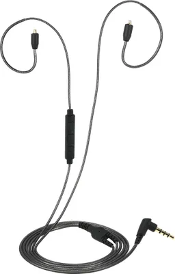 Obrázek produktu pro 3.5 mm kabel sluchátek odnímatelný a znovu instalovatelný kabel sluchátek s konektorem MMCX pro sluchátka Shure SE215 SE315 SE425 SE535 SE846 UE900 šedý