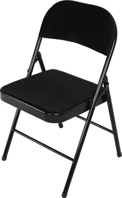 Produktbild von Klappstuhl Wedigo Velvet Schwarz