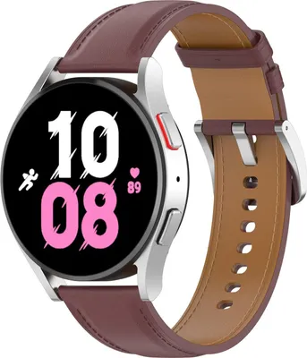 Produktbild von Bizon Strap Uhr Casual Samsung Galaxy Watch FE/7/6/6 Classic/5/5Pro/4/4 Classic dunkelbraun