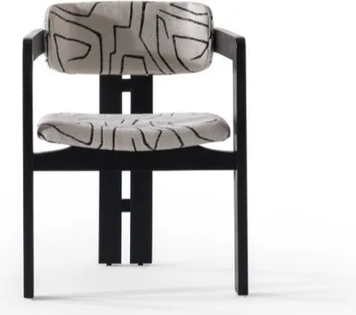Immagine prodotto di Sedia ergonomica multicolore in legno per una casa moderna