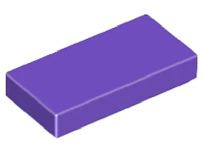 Zdjęcie produktu dla Lego® 1x2 płytki 3069 - 100 elementów Ciemnofioletowy