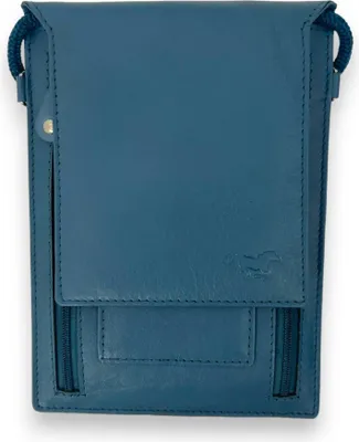 Produktbild von Halstasche – Nackttasche für Herren – Nackttasche für Damen – Passhülle – Gürteltasche für Herren – Gürteltasche – Ozeanblau