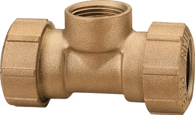 Produktbild von MS-T-Stück,   1"  IG x 32mm Verschr./ PE