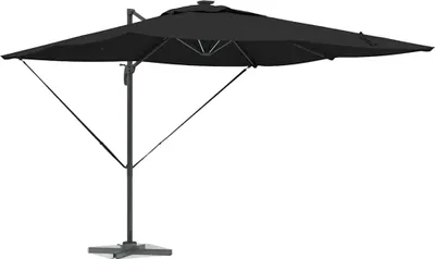 Produktbild von Sonnenschirm Schwarz 286 x 284 x 270 cm Aluminium und Polyester