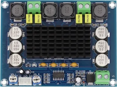 Obrázek produktu pro Zesilovač zvuku 2kanálový zesilovací modul TPA3116D2 2x120W Vysoce výkonné příslušenství XH-M543