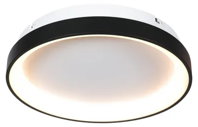 Image de Mexlite - plafonnier - Circolare - noir - plastique métal - Ø 38cm - LED - 4207ZW