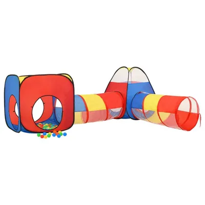 Zdjęcie produktu dla vidaXL Namiot do zabawy z 250 piłeczkami Wielokolorowy 190x264x90 cm