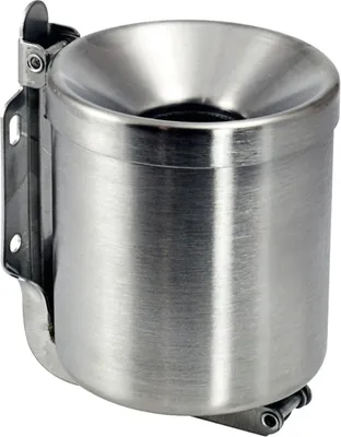 Produktbild von Sicherheits-Wandascher RONDO, Edelstahl, Ø 90 mm Höhe 100 mm