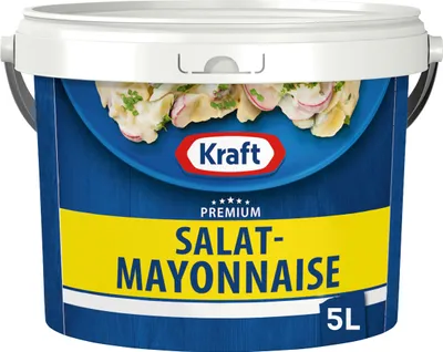 Image de Kraft Salade Mayonnaise Premium mayonnaise crémeuse en seau 5000ml