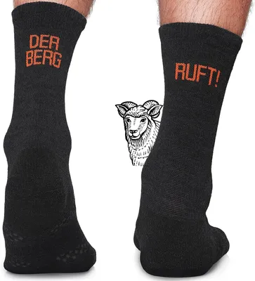 Produktbild von Merinowoll-Wandersocken – Atmungsaktive Socken aus Wolle – Blasenverhütend