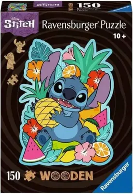 Image de Ravensburger Puzzle en bois Disney Stitch, 150pcs.