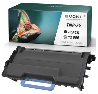 Image de Cartouche de toner compatible Evoke pour l'imprimante Konica Minolta TNP-76 ACF0050 TNP76, noire, rendement de 12 000 pages, compatible avec les modèles BizHub 4000i et 4020i