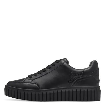 Produktbild von s.Oliver Damen Sneaker Plateau Schnürschuh herausnehmbare Innensohle 5-23645-41, Größe:39 EU, Farbe:Schwarz