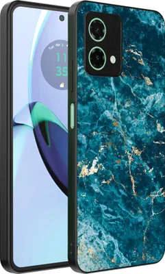 Obrázek produktu pro Vhodné pro Motorola Moto G84 Pouzdro na telefon s mramorovým potiskem - TPU zadní kryt pouzdra modrý mramorový design - Blue - Smartphonica