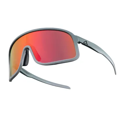 Immagine prodotto di ROCKBROS occhiali da ciclismo occhiali da sole antivento sport outdoor ciclismo occhiali polarizzati (grigio scuro-rosso)