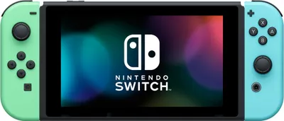 Produktbild von Nintendo Switch Konsole im Animal Crossing New Horizons Design inklusive Animal Crossing New Horizons