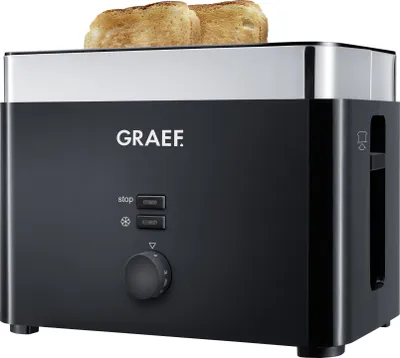 Produktbild von Graef TO 62 2-Scheiben Toaster Schwarz
