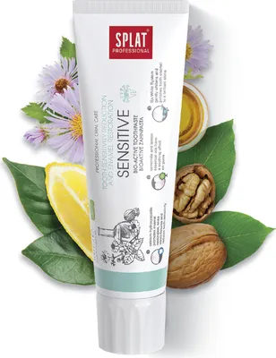 Image de Splat | Dentifrice - Dentifrice Professional Sensitive - 100 Ml - Pour les dents sensibles - Ingrédients naturels - Antibactérien