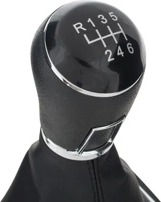 Immagine prodotto di Pomello del cambio nero / alluminio a 6 marce per VW Golf 6 VI dal 2008-