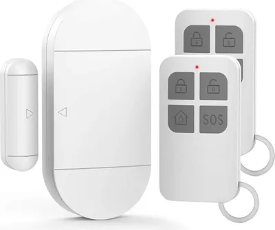 Produktbild von Türalarm Fensteralarm, 2 Fernbedienungen, 130 dB Sirene, 4 Betriebsarten, Einbruchalarm