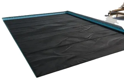 Image de Couverture solaire pour piscine, isolante, anti-poussière, de couleur noire