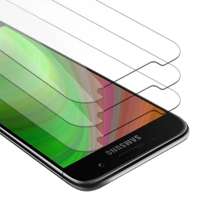 Image de Cadorabo 3x film blindé pour Samsung Galaxy A3 2017 film de protection en transparent film tempéré verre de protection d'écran