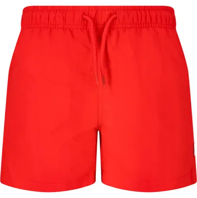 Imagen del producto de Pantalones cortos de surf NOU Eyemouth jr. V2 con calzoncillo interior integrado, color tomate, talla 164
