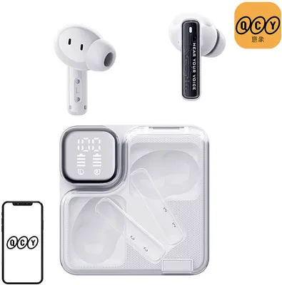 Produktbild von Tws Qcy Melobuds Neo T31 Kopfhörer (Weiß)