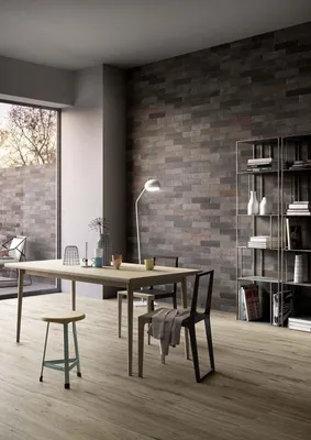 Obrázek produktu pro CASA39 Dlaždice s vzhledem cihel, černé, 7 x 28 cm, Marazzi Terramix