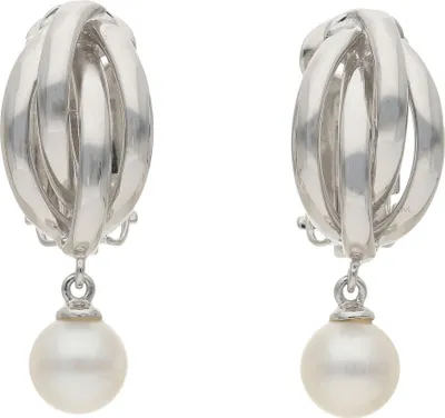 Produktbild von Damenohrclips 925/000 Silber, Rhodiniert mit Süßwasserzuchtperle JL20-06-1229