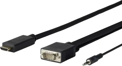 Produktbild von Vivolink PROHDMIVGA1, 1 m, HDMI Typ A (Standard), VGA (D-Sub), Männlich, Weiblich, Gerade