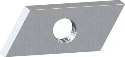 Obrázek produktu pro NSYNM6 Posuvná matice M6 ocel 100 ks