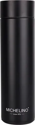Zdjęcie produktu dla Kolba próżniowa Michelino 0,5 l ze wskaźnikiem temperatury BLACK 54561