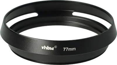 Produktbild von vhbw Gegenlichtblende für 77mm Objektiv, Rund