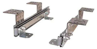 Teleskopschienen Tastaturauszug 300 mm, Einbauhöhe 47 mm