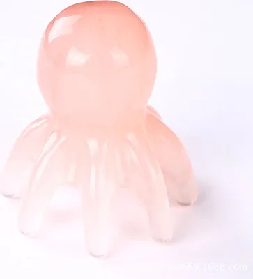 Produktbild von INF Oktopus Kopfhautmassagegerät - Großer Massagekamm für Akupressur Rosa