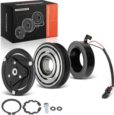 Obrázok produktu pre Frankberg 1x kompresor klimatizácie s magnetickou spojkou pre Nissan X-Trail Renault Clio Laguna Megane