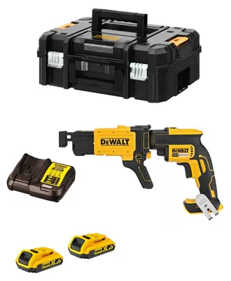 Imagen del producto de Atornillador de Pladur DeWALT DCF620D2K (2 x 2,0 Ah + DCB112 + TSTAK II + Cargador rápido de tornillos)