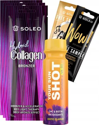 Image de Soleo Collagen Hybrid 3x15ml bronzage +