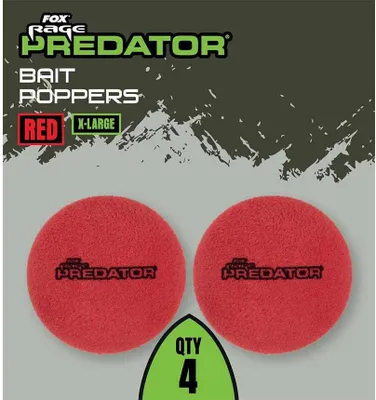 Produktbild von Fox Rage Predator Bait Poppers Red X-Large