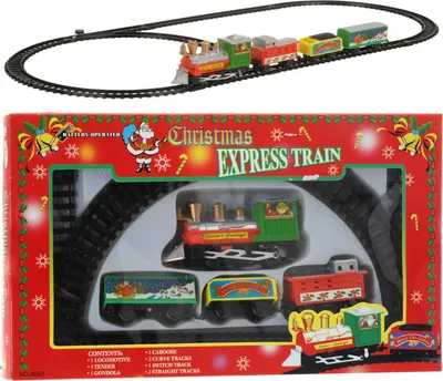 Productafbeelding van Kersttrein 9dlg kerstversiering Nampook
