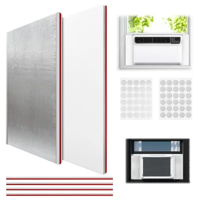 Fensterabdichtung für Klimaanlagen, Aluminiumfolie & Klebestreifen, Zubehör